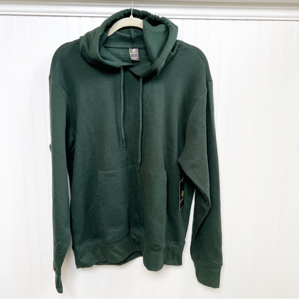 Xersion NWT Dark Green Pullover Kangaroo Pocket Hoodie Men’s Size Medium